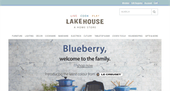 Desktop Screenshot of lakehousehomestore.com